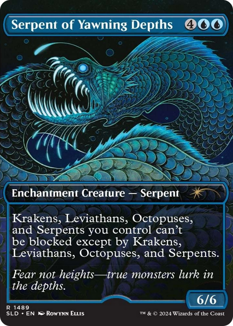 Serpent of Yawning Depths (Rainbow Foil) [Secret Lair Drop Series] | Mega City Incorporated