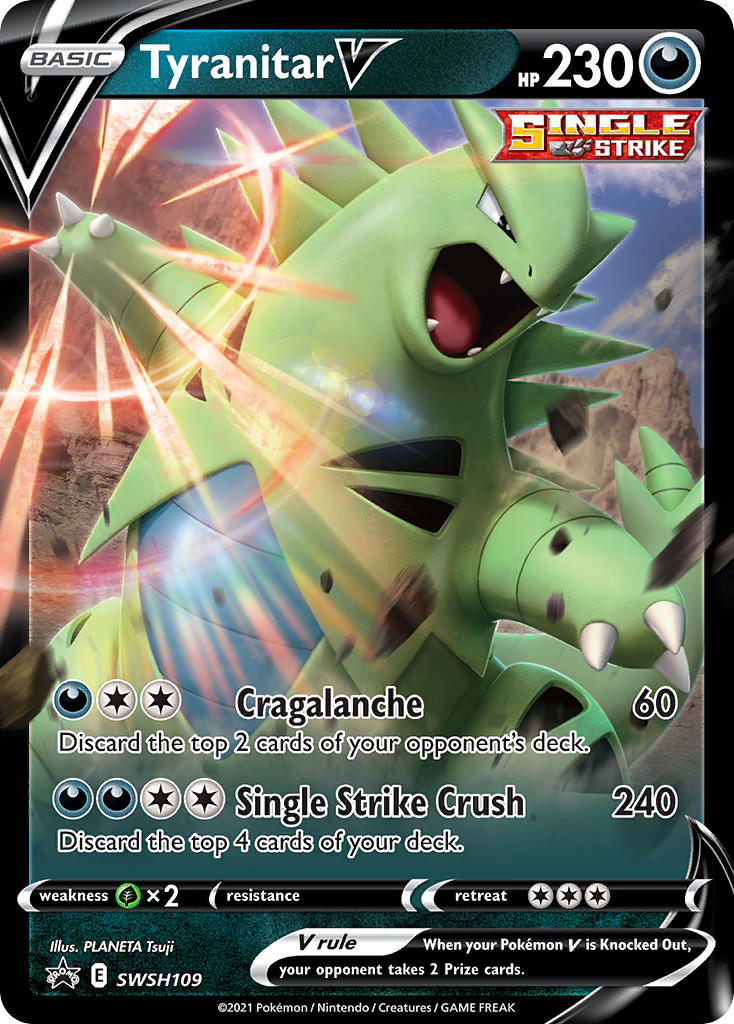 Tyranitar V (SWSH109) [Sword & Shield: Black Star Promos] | Mega City Incorporated