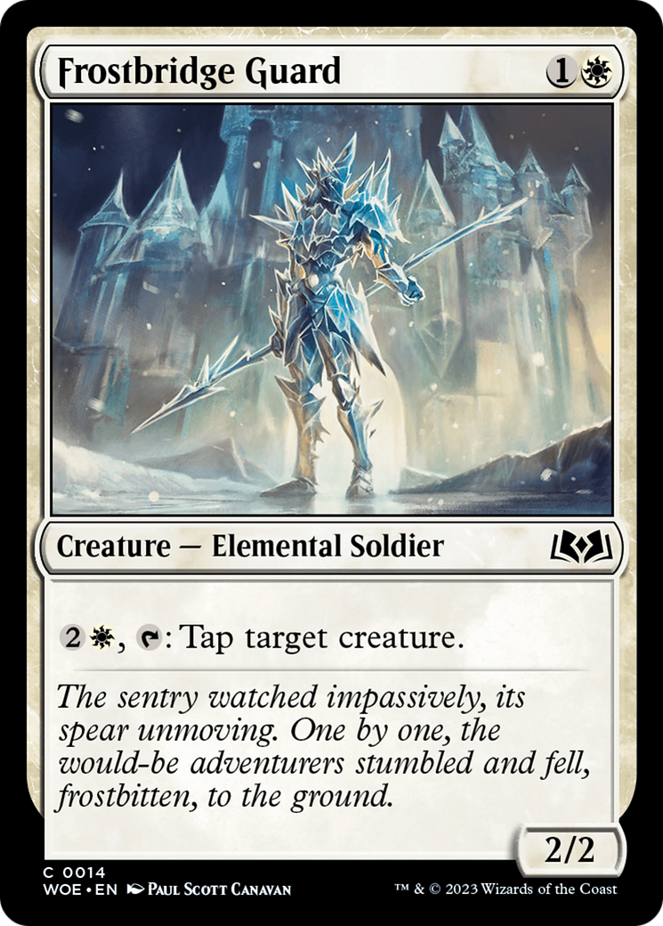 Frostbridge Guard [Wilds of Eldraine] | Mega City Incorporated