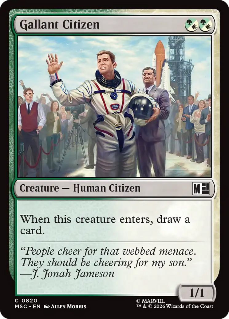 Gallant Citizen [Marvel Super Heroes Commander] | Mega City Incorporated