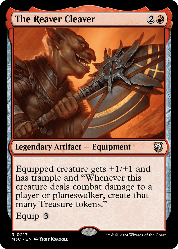 The Reaver Cleaver (Ripple Foil) [Modern Horizons 3 Commander] | Mega City Incorporated