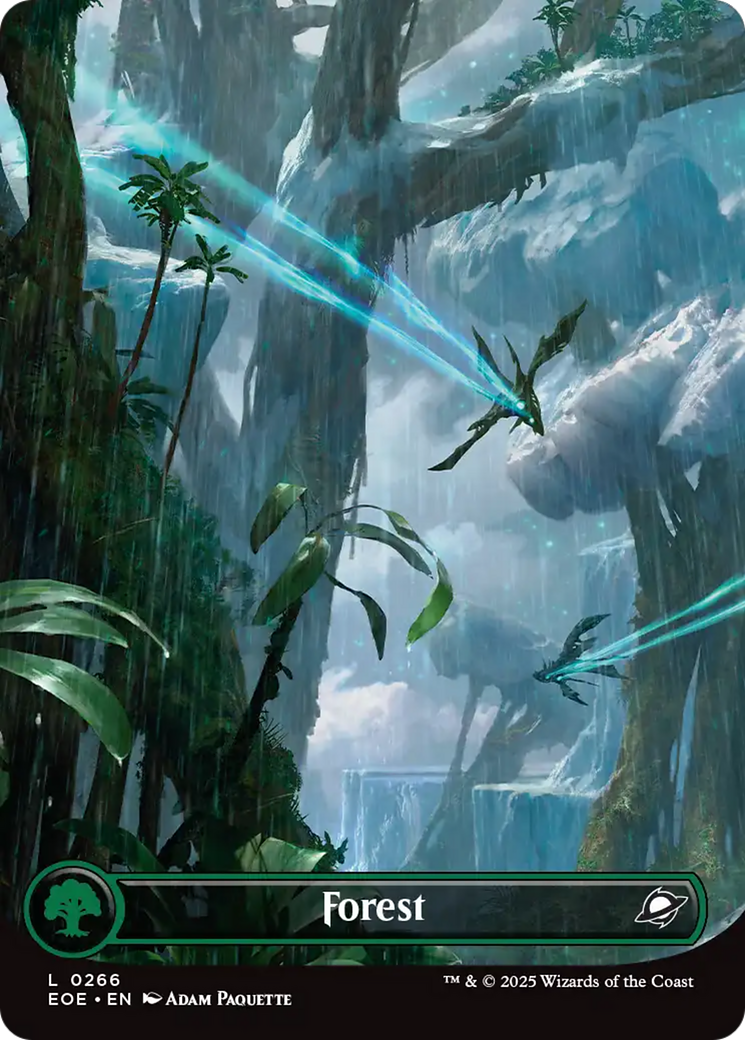 Forest (0266) (Borderless) [Edge of Eternities] | Mega City Incorporated