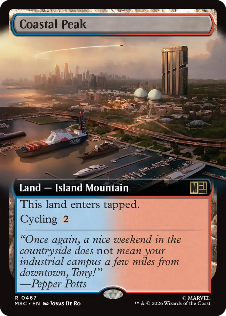 Coastal Peak (Extended Art) [Marvel Super Heroes Commander] | Mega City Incorporated