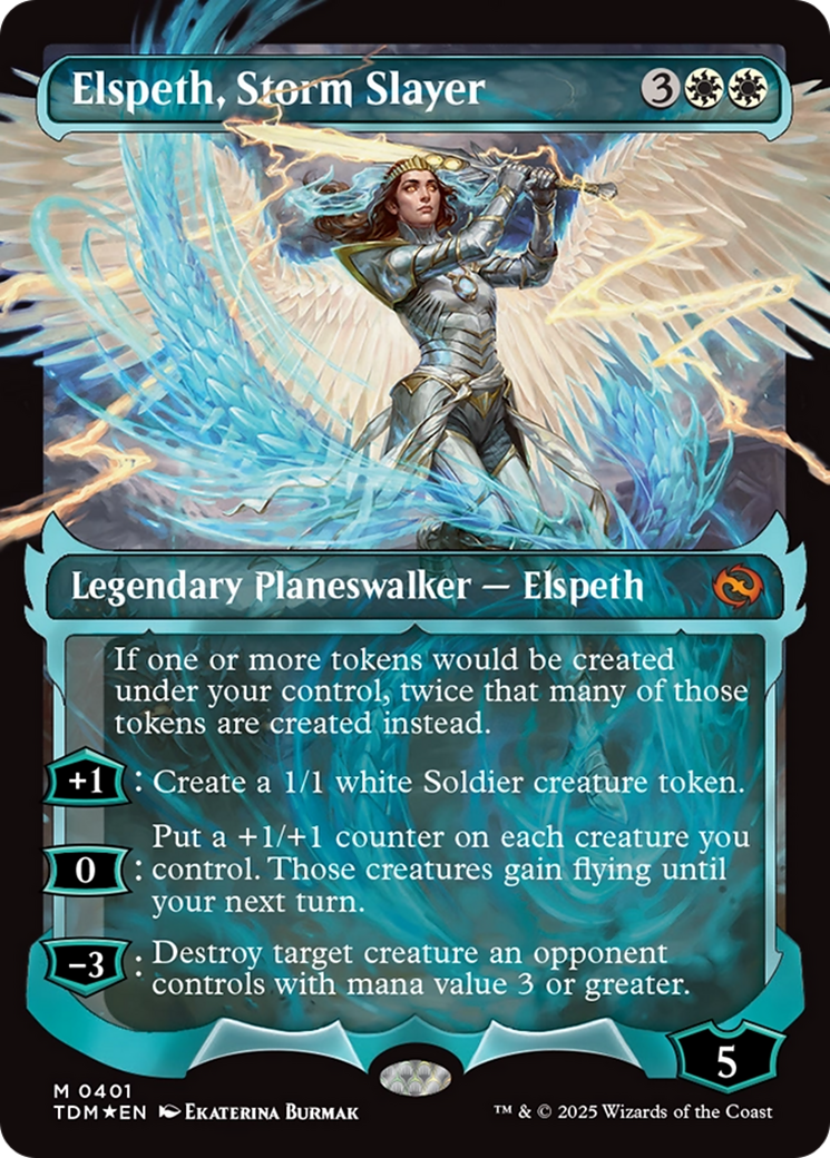 Elspeth, Storm Slayer (Showcase) [Tarkir: Dragonstorm] | Mega City Incorporated