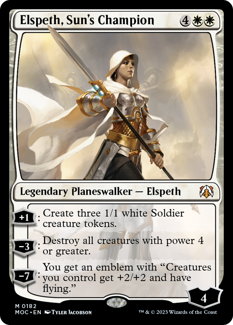 Elspeth, Sun's Champion [March of the Machine Commander] | Mega City Incorporated