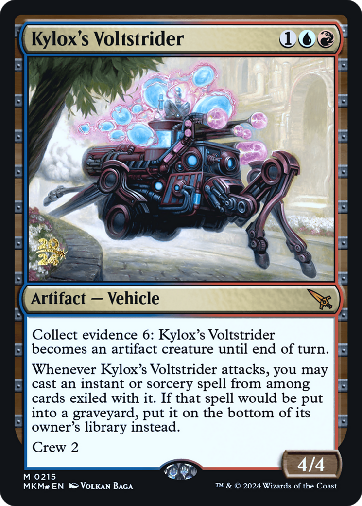 Kylox's Voltstrider [Murders at Karlov Manor Prerelease Promos] | Mega City Incorporated