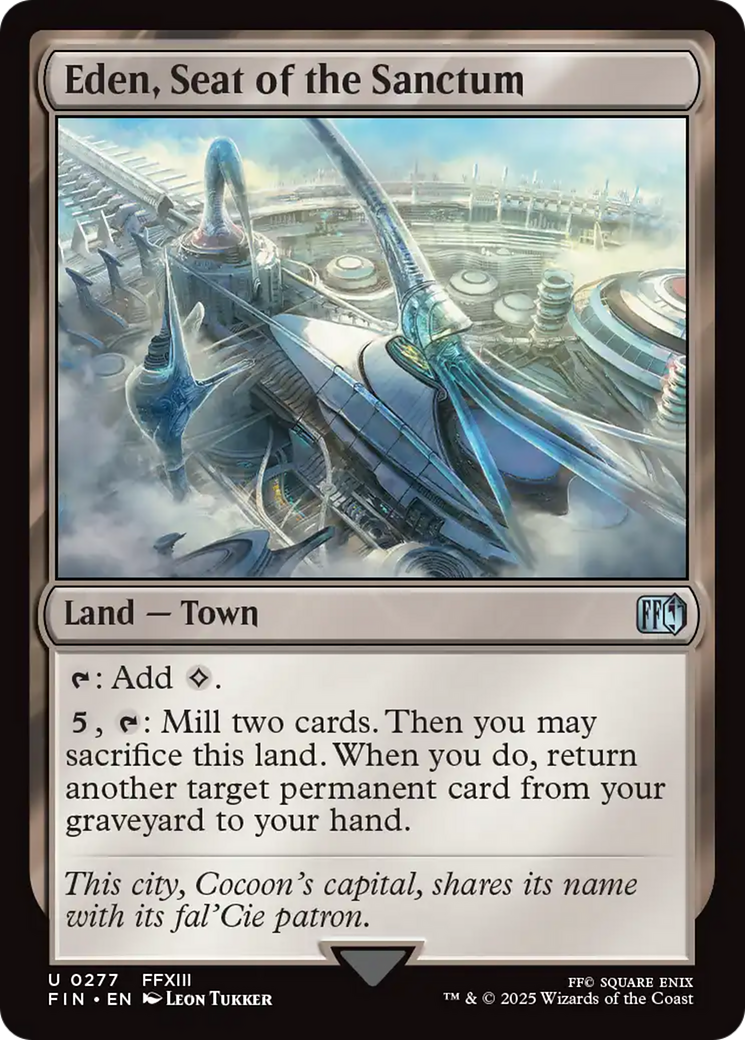 Eden, Seat of the Sanctum [FINAL FANTASY] | Mega City Incorporated