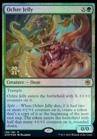 Ochre Jelly [Dungeons & Dragons: Adventures in the Forgotten Realms Prerelease Promos] | Mega City Incorporated