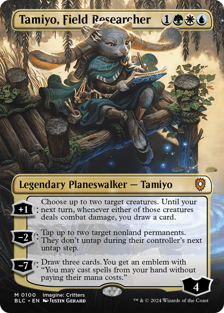 Tamiyo, Field Researcher (Borderless) [Bloomburrow Commander] | Mega City Incorporated