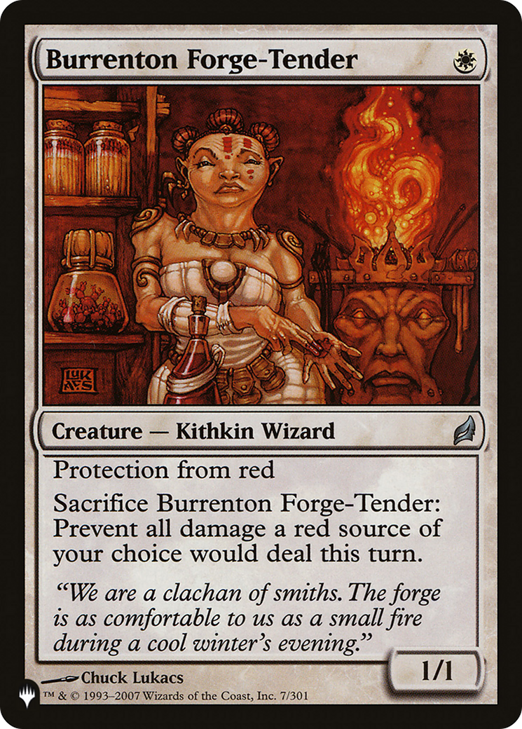 Burrenton Forge-Tender [The List] | Mega City Incorporated