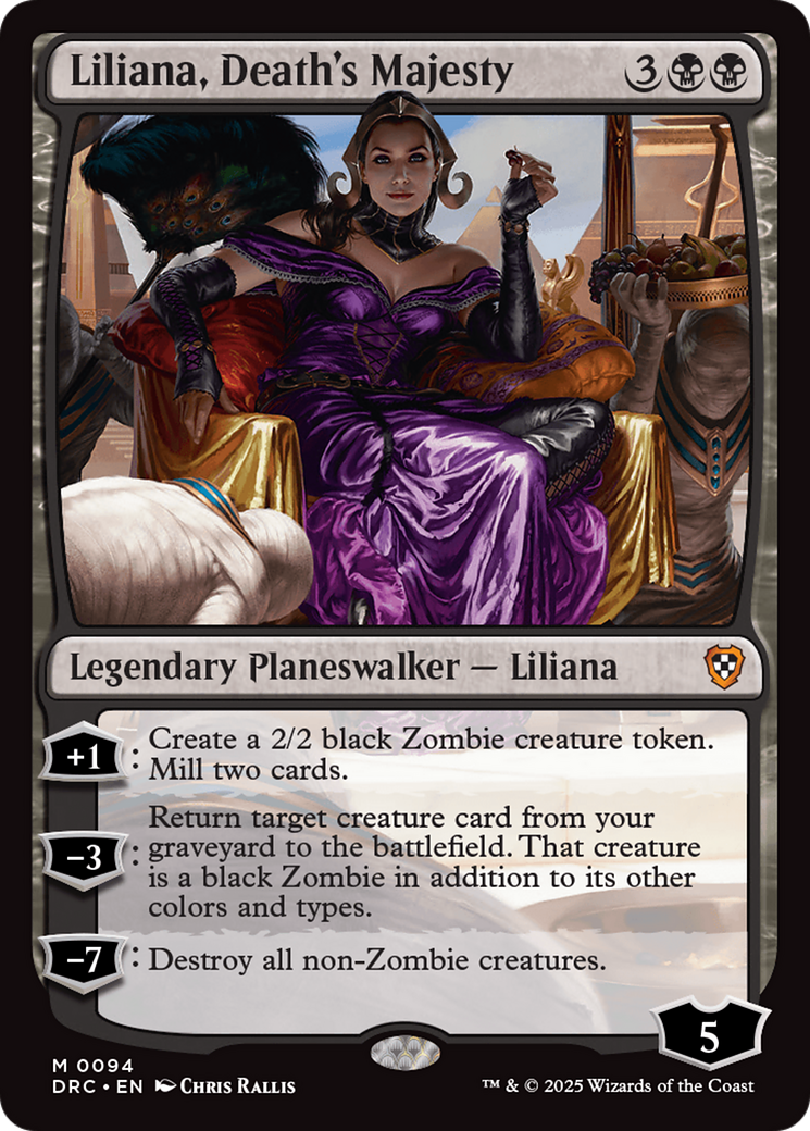 Liliana, Death's Majesty [Aetherdrift Commander] | Mega City Incorporated