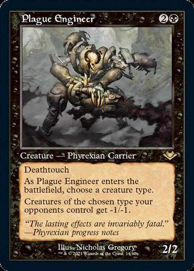 Plague Engineer (Retro Foil Etched) [Modern Horizons] | Mega City Incorporated