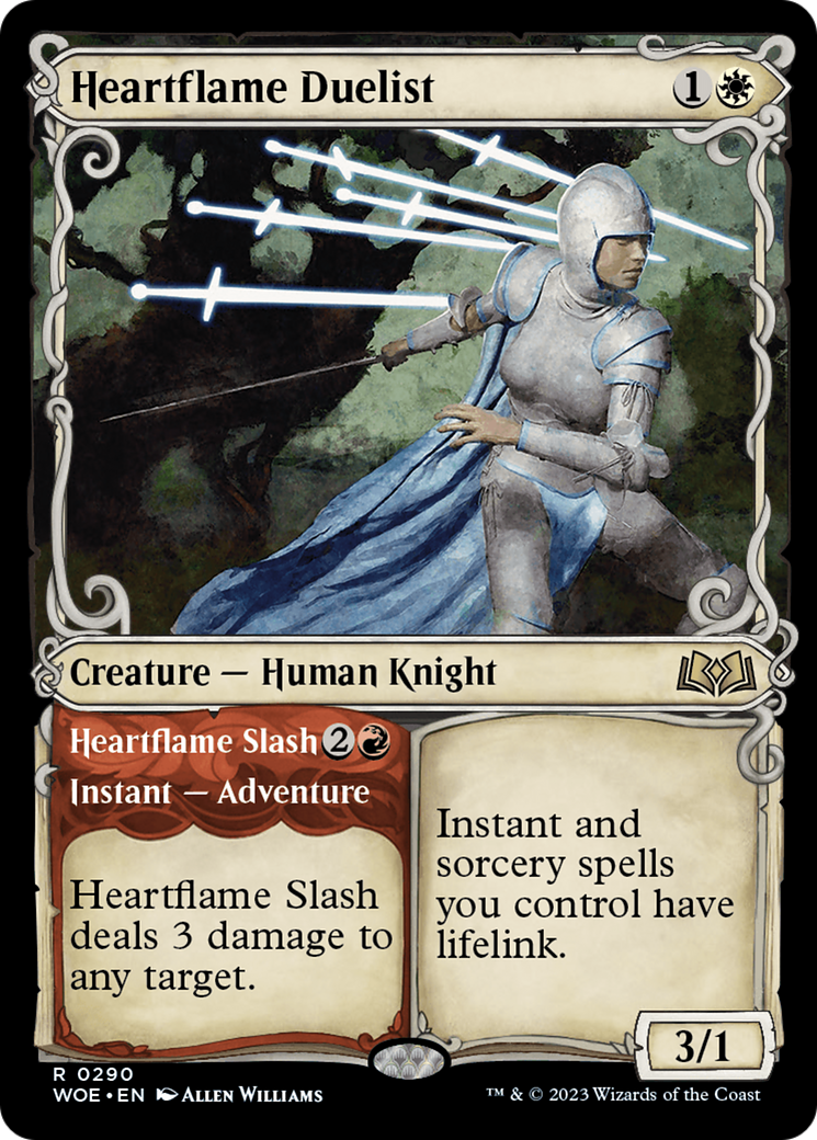 Heartflame Duelist // Heartflame Slash (Showcase) [Wilds of Eldraine] | Mega City Incorporated