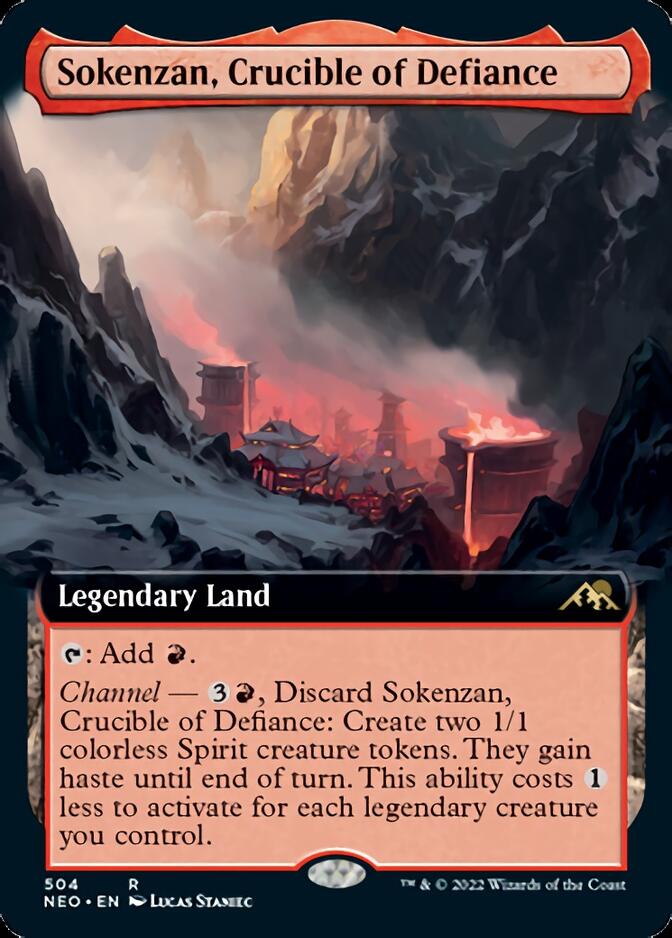 Sokenzan, Crucible of Defiance (Extended Art) [Kamigawa: Neon Dynasty] | Mega City Incorporated