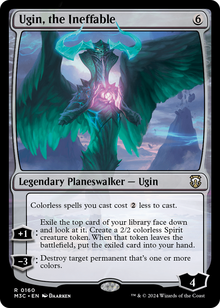 Ugin, the Ineffable (Ripple Foil) [Modern Horizons 3 Commander] | Mega City Incorporated