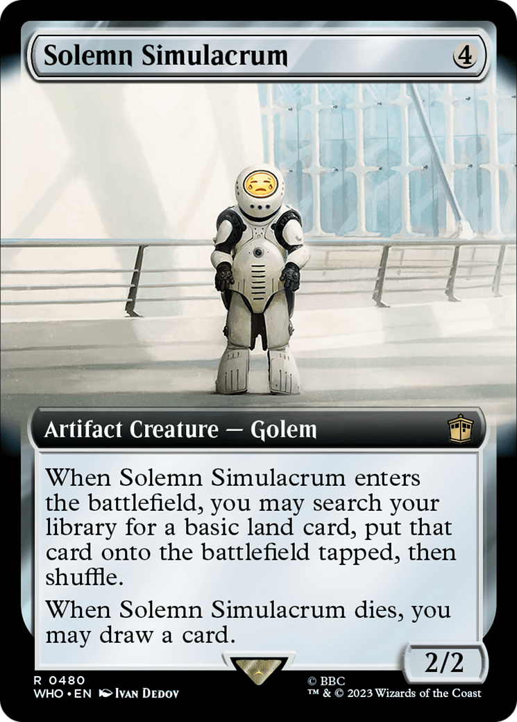 Solemn Simulacrum (Extended Art) [Doctor Who] | Mega City Incorporated