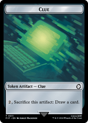 Copy // Clue Double-Sided Token [Fallout Tokens] | Mega City Incorporated