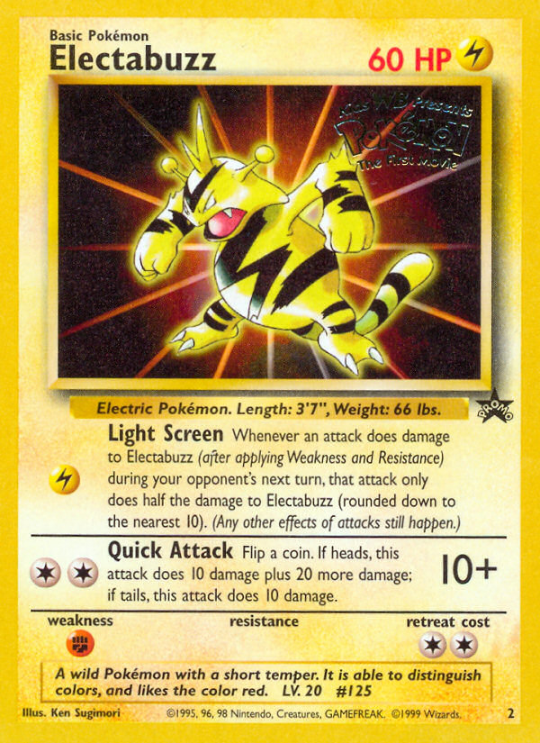 Electabuzz (2) [Wizards of the Coast: Black Star Promos] | Mega City Incorporated