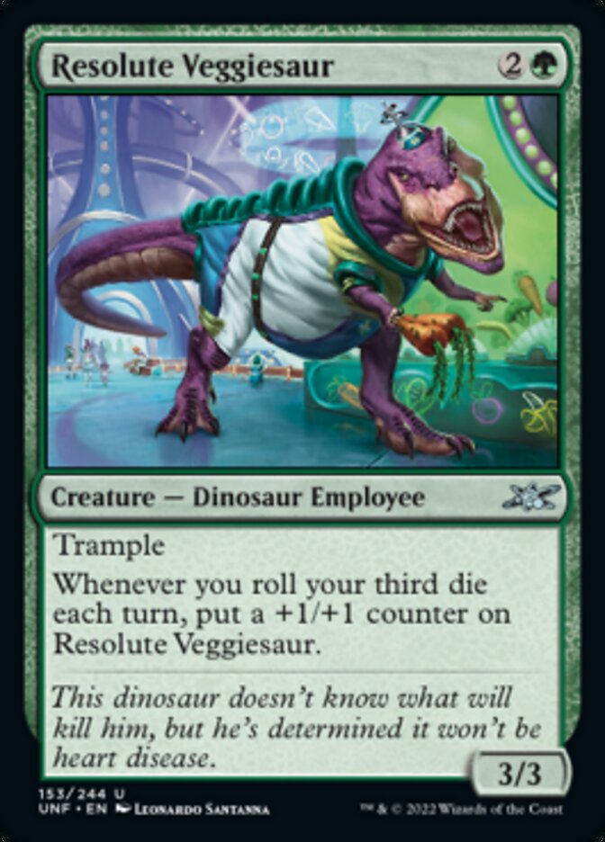 Resolute Veggiesaur [Unfinity] | Mega City Incorporated