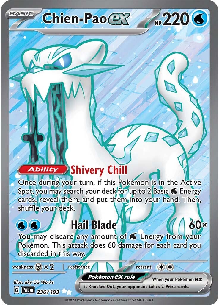 Chien-Pao ex (236/193) [Scarlet & Violet: Paldea Evolved] | Mega City Incorporated