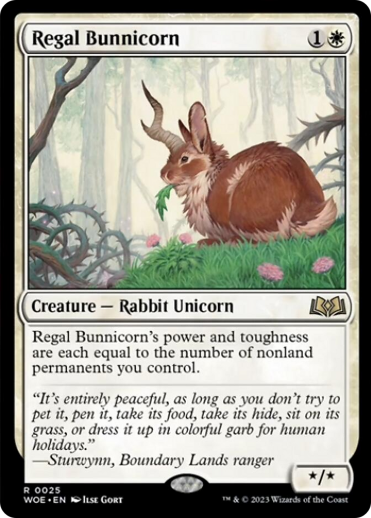 Regal Bunnicorn [Wilds of Eldraine] | Mega City Incorporated