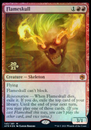 Flameskull [Dungeons & Dragons: Adventures in the Forgotten Realms Prerelease Promos] | Mega City Incorporated