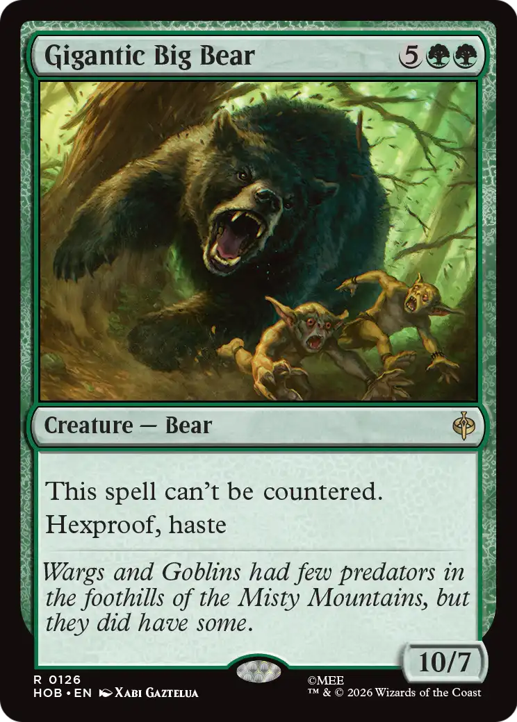 Gigantic Big Bear [The Hobbit] | Mega City Incorporated
