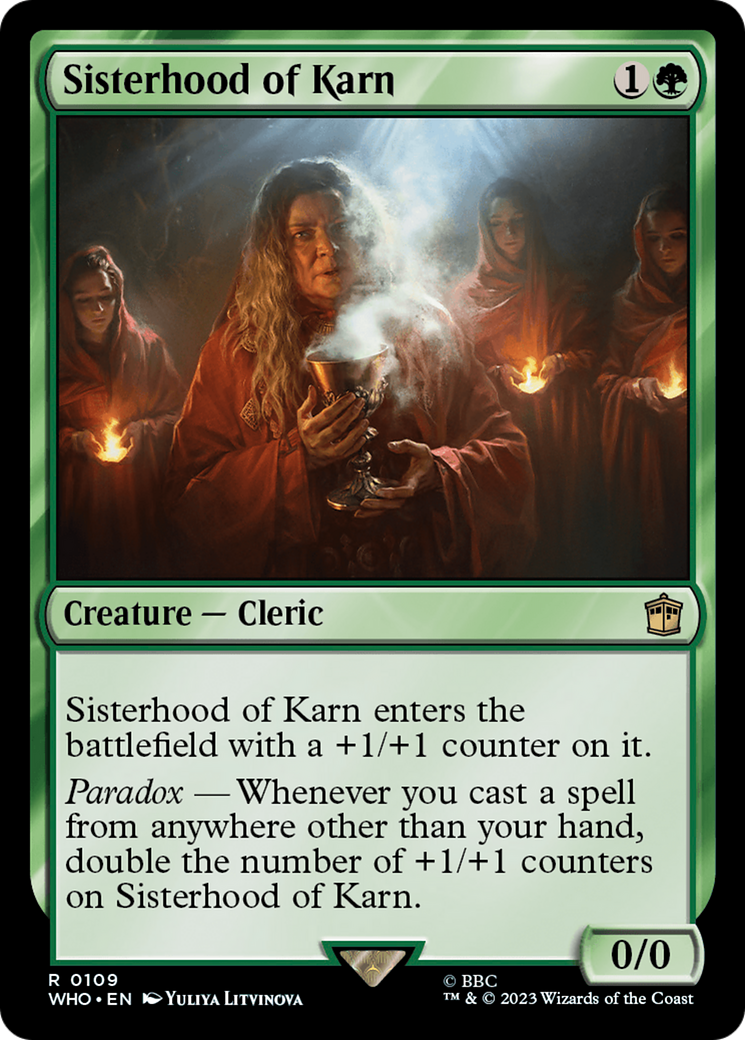 Sisterhood of Karn [Doctor Who] | Mega City Incorporated