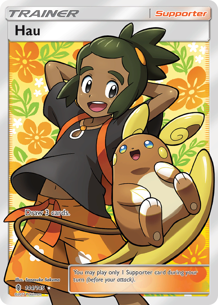 Hau (144/145) [Sun & Moon: Guardians Rising] | Mega City Incorporated