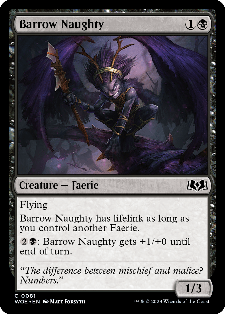 Barrow Naughty [Wilds of Eldraine] | Mega City Incorporated