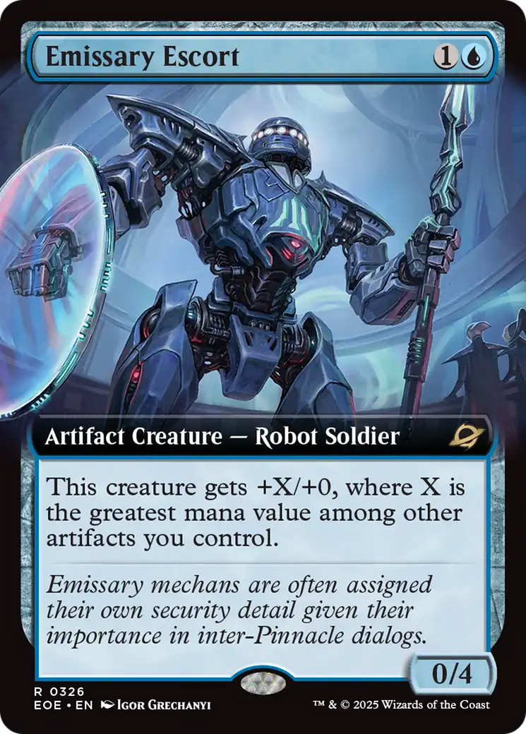 Emissary Escort (Extended Art) [Edge of Eternities] | Mega City Incorporated