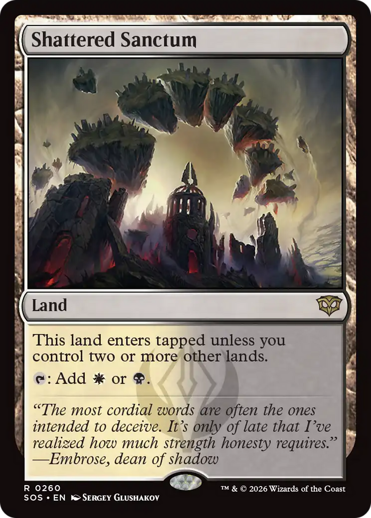 Shattered Sanctum [Secrets of Strixhaven] | Mega City Incorporated