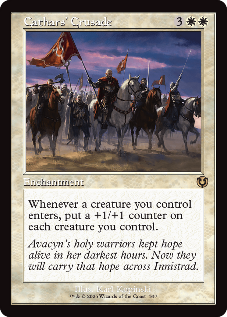 Cathars' Crusade (Retro Frame) [Innistrad Remastered] | Mega City Incorporated