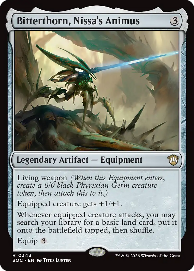 Bitterthorn, Nissa's Animus [Secrets of Strixhaven Commander] | Mega City Incorporated