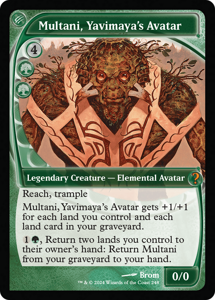 Multani, Yavimaya's Avatar (Future Sight) [Mystery Booster 2] | Mega City Incorporated