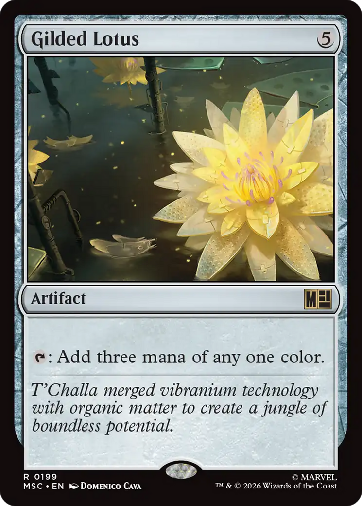 Gilded Lotus (Surge Foil) [Marvel Super Heroes Commander] | Mega City Incorporated