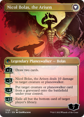 Nicol Bolas, the Ravager // Nicol Bolas, the Arisen (Borderless) [Secret Lair: From Cute to Brute] | Mega City Incorporated