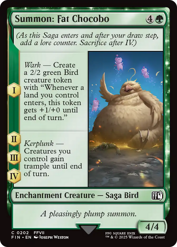 Summon: Fat Chocobo [FINAL FANTASY] | Mega City Incorporated