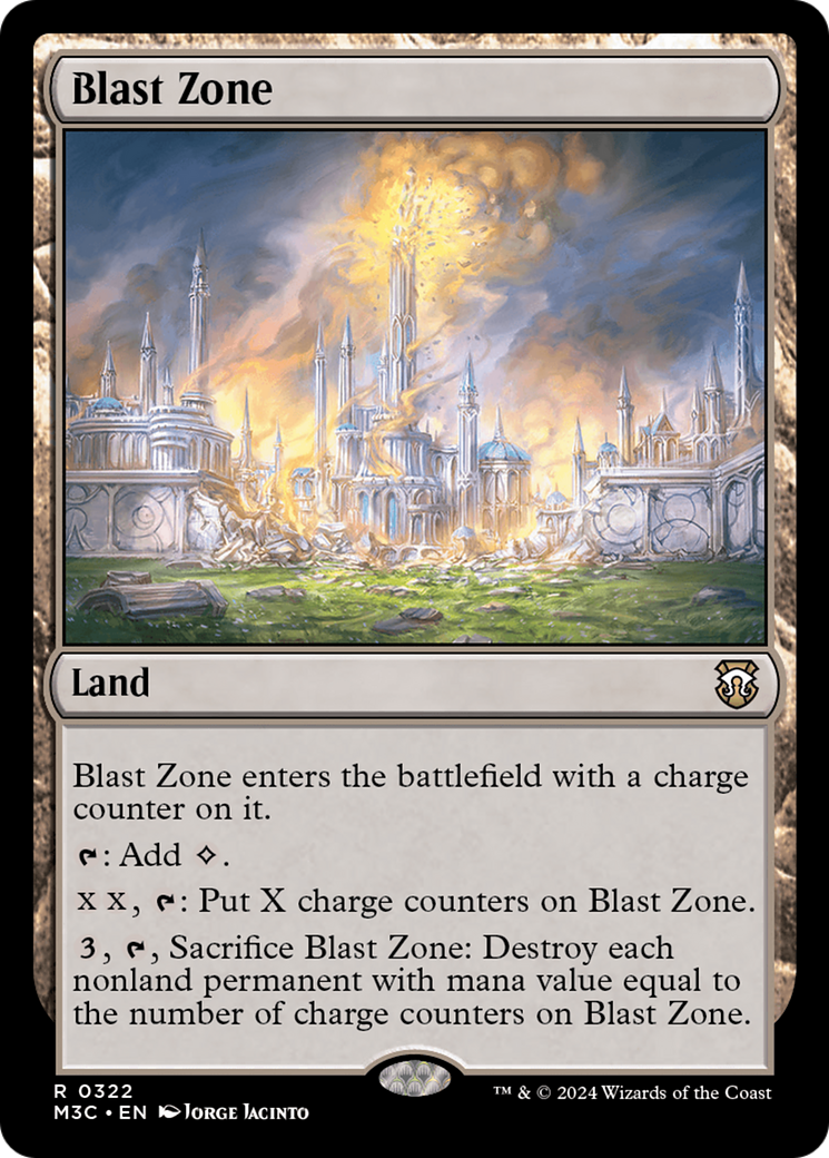 Blast Zone (Ripple Foil) [Modern Horizons 3 Commander] | Mega City Incorporated