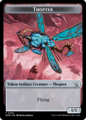 First Mate Ragavan // Thopter Double-Sided Token [March of the Machine Tokens] | Mega City Incorporated