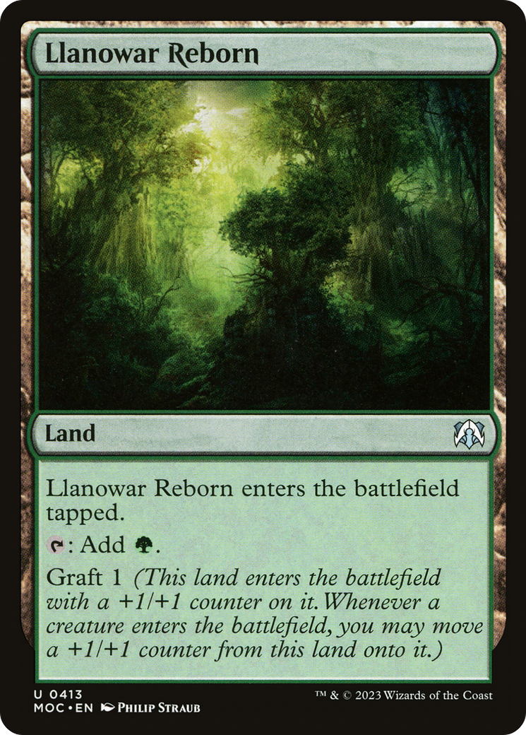 Llanowar Reborn [March of the Machine Commander] | Mega City Incorporated