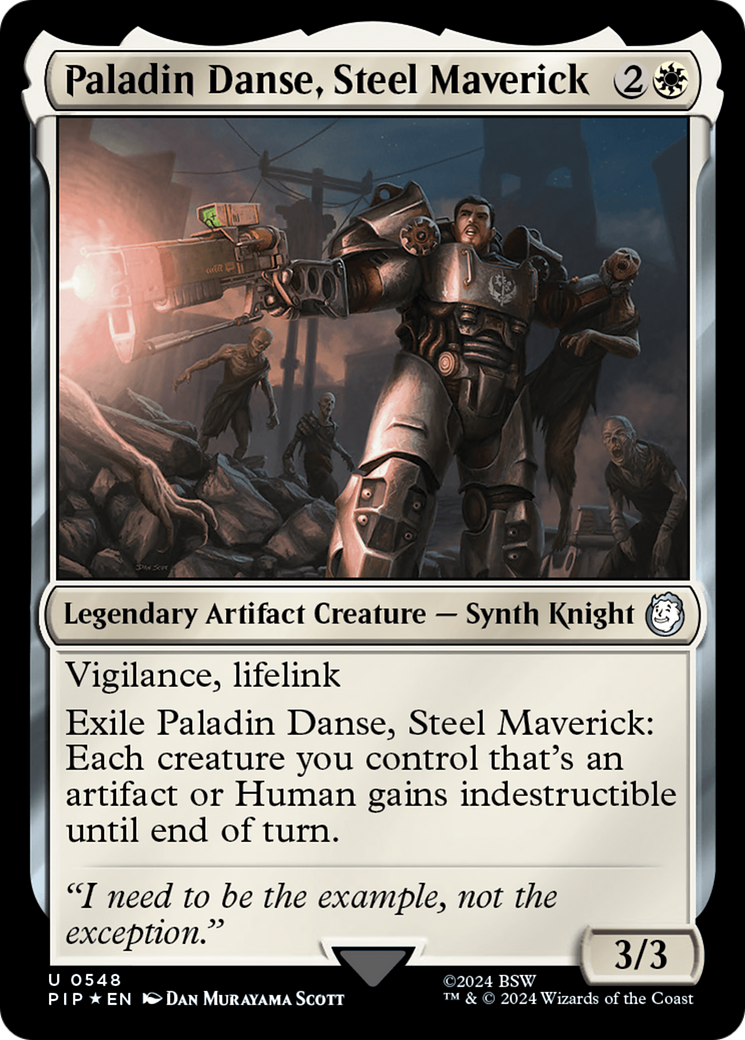 Paladin Danse, Steel Maverick (Surge Foil) [Fallout] | Mega City Incorporated