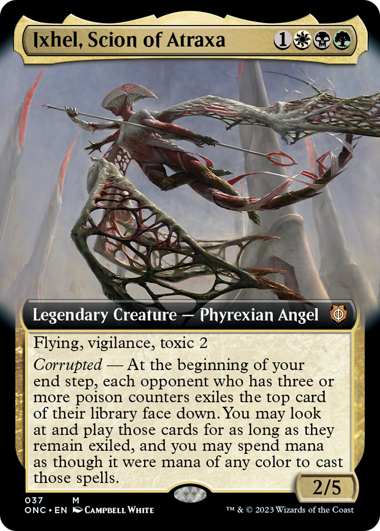 Ixhel, Scion of Atraxa (Extended Art) [Phyrexia: All Will Be One Commander] | Mega City Incorporated