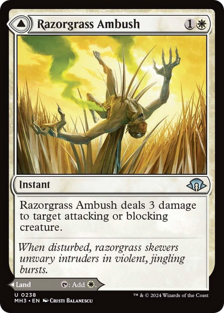 Razorgrass Ambush // Razorgrass Field [Modern Horizons 3] | Mega City Incorporated