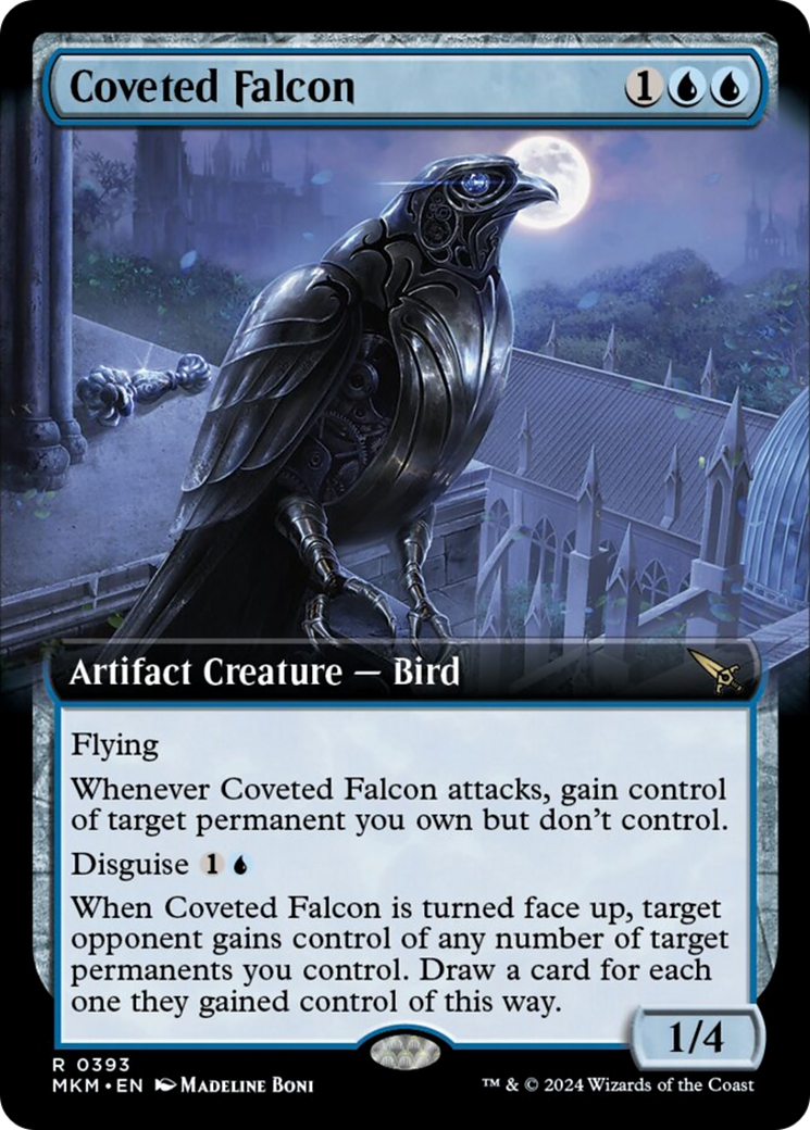 Coveted Falcon (Extended Art) [Murders at Karlov Manor] | Mega City Incorporated