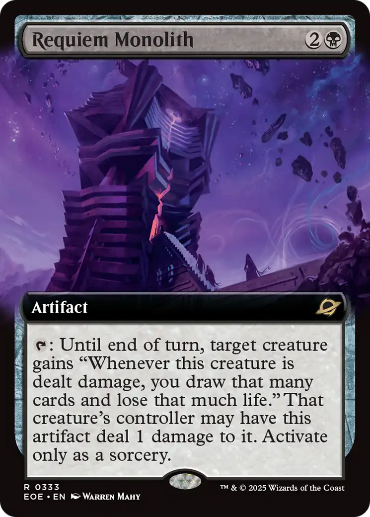 Requiem Monolith (Extended Art) [Edge of Eternities] | Mega City Incorporated