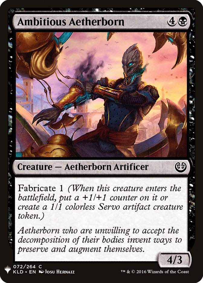 Ambitious Aetherborn [Mystery Booster] | Mega City Incorporated