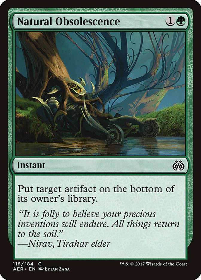 Natural Obsolescence [Aether Revolt] | Mega City Incorporated