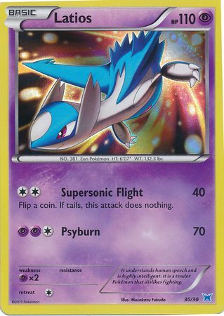 Latios (30/30) [XY: Trainer Kit 2 - Latios] | Mega City Incorporated