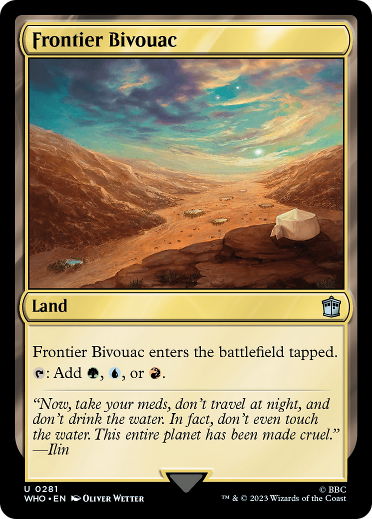 Frontier Bivouac [Doctor Who] | Mega City Incorporated